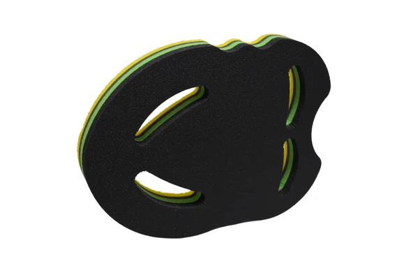 4 Delikli Yüzme Tahtası Sarı-Siyah 40x30cm - 2