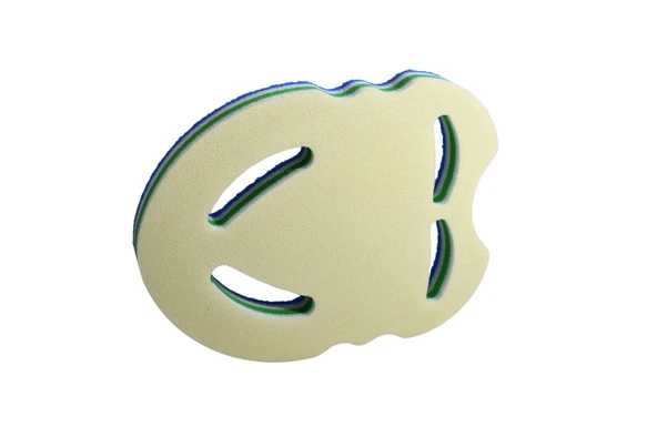 4 Delikli Yüzme Tahtası Mavi-Beyaz 40x30cm - 2