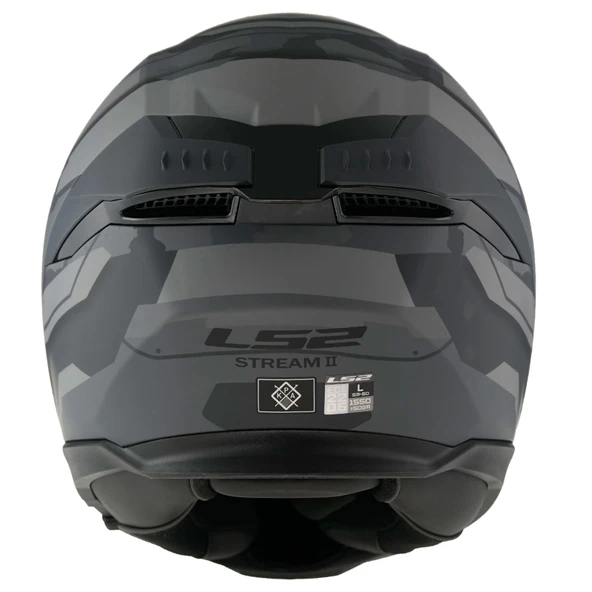 LS2 STREAM 2 SHADOW -GRİ KASK - 5