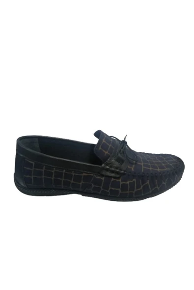 Nsr N015-10 Erkek Lacivert Loafer Ayakkabı - 5