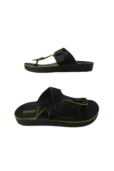 Gzrtr526 Siyah Unisex Rahat Hafif Ve Şık Parmak Arası Terlik