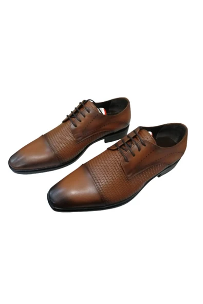Dm999-020 Erkek Taba Günlük Klasik Ayakkabı - 3