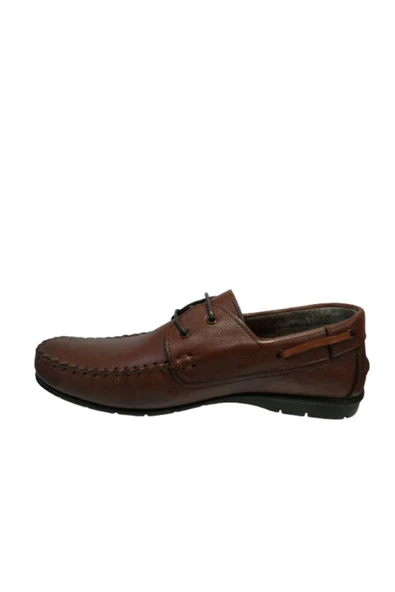 Erkek Kahverengi Bağcıklı Loafer Ayakkabı Re030-10 - 7
