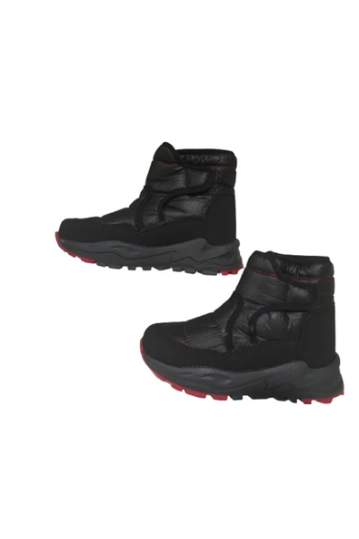 ŞirinGenç Ortopedik Cırtlı Paraşut Siyah Unisex Çocuk Bot - 3
