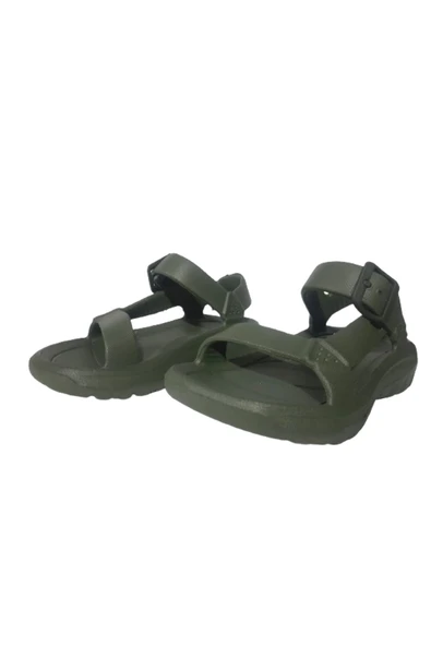 Erkek Çocuk Haki Eva Günlük Sandalet ALSSIO212-979 - 2