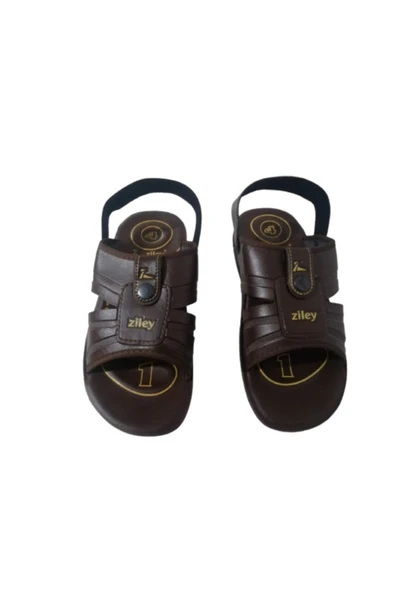 Zl022-010 Erkek Kahve Günlük Yürüyüş Terlik Sandalet - 7