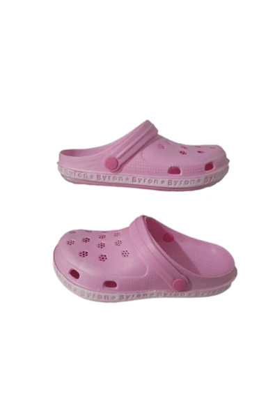 By049-10 Kız Çocuk Toz Pembe Terlik Sandalet By049-10