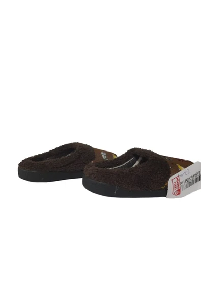 Erkek Çocuk Kahverengi Araba Figürlü Ev İçi Terlik gzrtr2030 - Resim 6