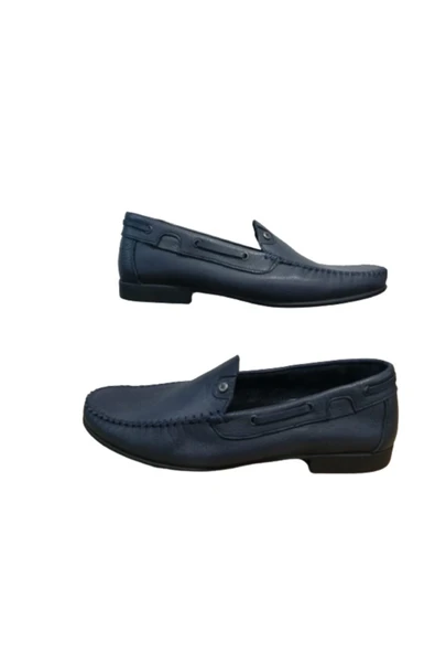 Erkek Lacivert Loafer Ayakkabı Re027-10