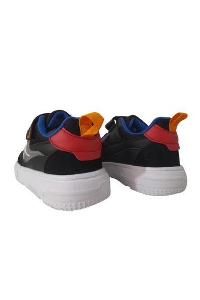 Siyah-beyaz Cırtlı Çocuk Sneaker Best526322 - 5