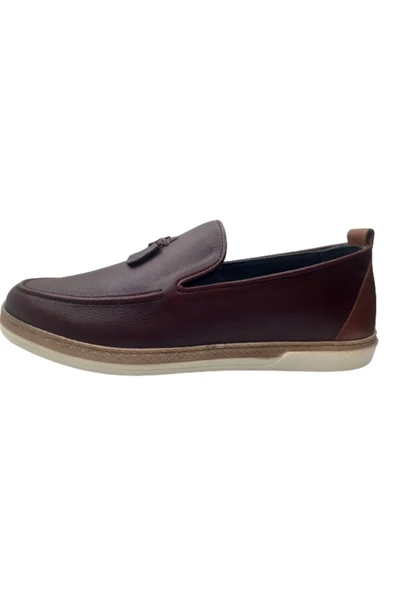 NSR Erkek Bordo Timberlend Günlük Şık Ayakkabı - 3