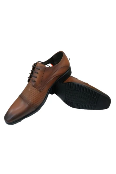 Dm999-020 Erkek Taba Günlük Klasik Ayakkabı - 2