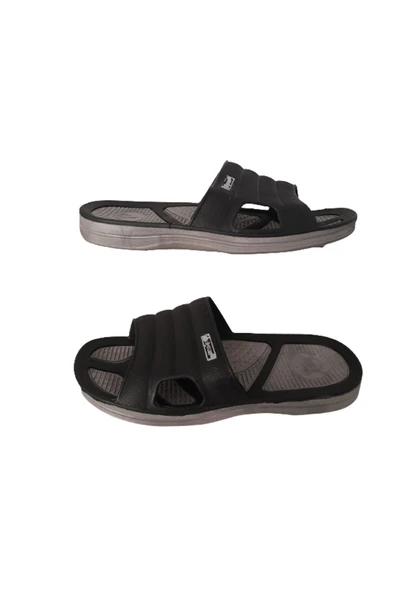 Unisex Siyah-Füme Kaymaz Taban Terlik