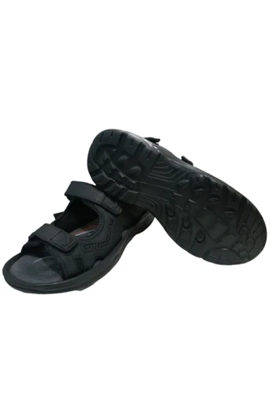 Dnp002-020 Erkek Siyah Günlük Yürüyüş Sandalet - 7