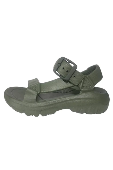 Erkek Çocuk Haki Eva Günlük Sandalet ALSSIO212-979 - 3