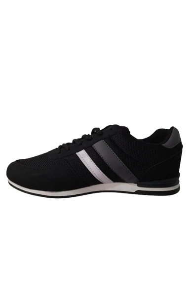 Siyah Bagcıklı Unisex Günlük Spor Ayakkabı - 7