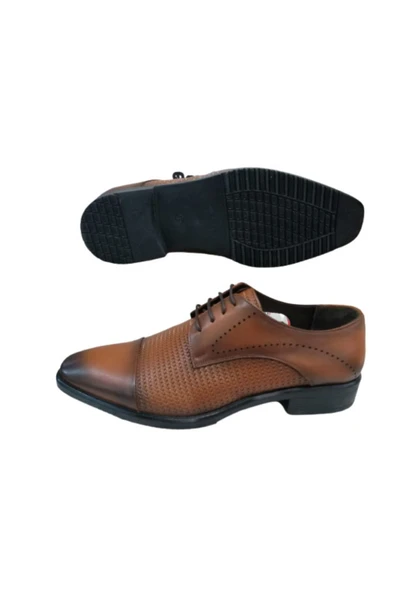 Dm999-020 Erkek Taba Günlük Klasik Ayakkabı - 4