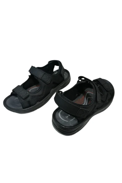 Dnp002-020 Erkek Siyah Günlük Yürüyüş Sandalet - 8