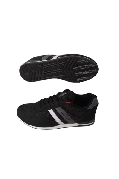 Siyah Bagcıklı Unisex Günlük Spor Ayakkabı - 3
