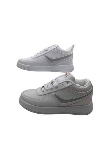 SOLAZER Unisex Beyaz Günlük Sneaker Ayakkabı - 3