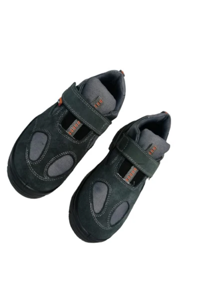 B0564-01 Gri Süet Iş Güvenlik Ayakkabısı - 5