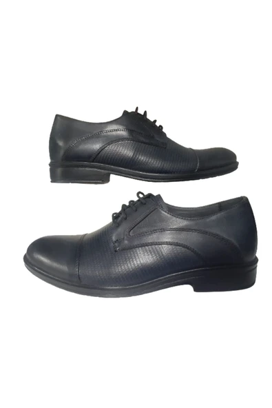 Dikyol Erkek Lacivert Bağcıklı Deri Günlük Şık Ayakkabı DİKYOL2356