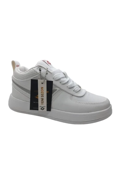 SOLAZER Unisex Beyaz Günlük Sneaker Ayakkabı - 2
