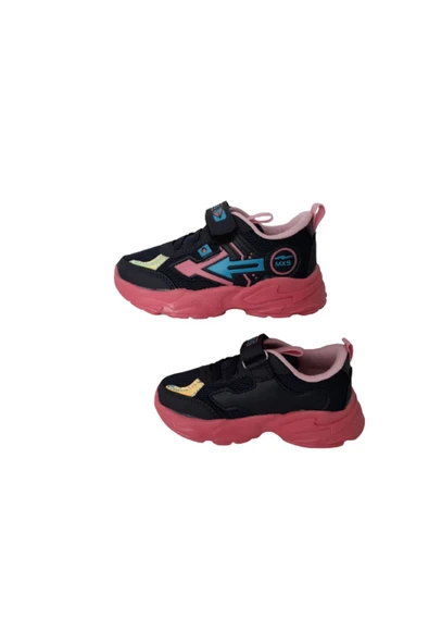 Pembe-lacivert Günlük Spor Yürüyüş Ayakkabısı - Resim 2