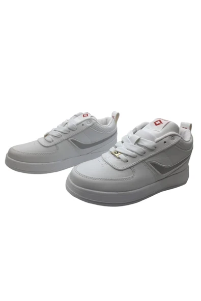 SOLAZER Unisex Beyaz Günlük Sneaker Ayakkabı - 4