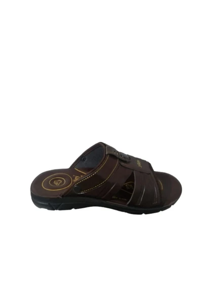 Zl022-010 Erkek Kahve Günlük Yürüyüş Terlik Sandalet - 8