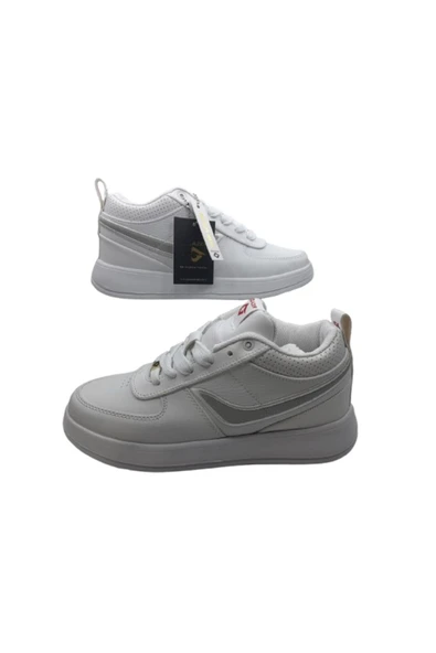 SOLAZER Unisex Beyaz Günlük Sneaker Ayakkabı