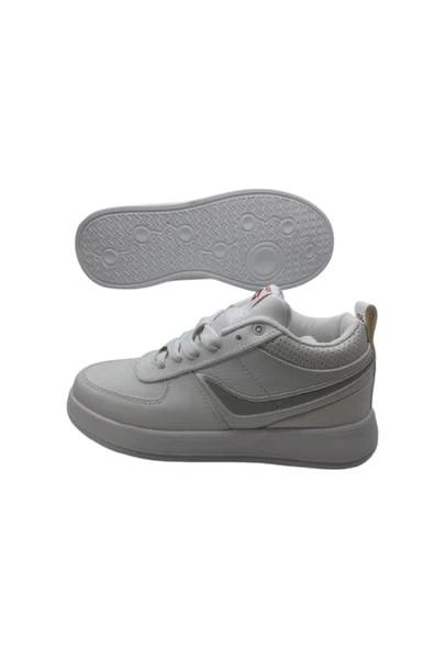 SOLAZER Unisex Beyaz Günlük Sneaker Ayakkabı - 5