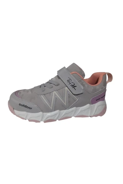 RAY-MAX Unısex Gri-Pembe Ortopedik Taban Spor Outdoor  Ayakkabı - 2