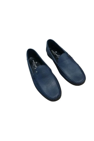 Erkek Lacivert Loafer Ayakkabı Re027-10 - 4