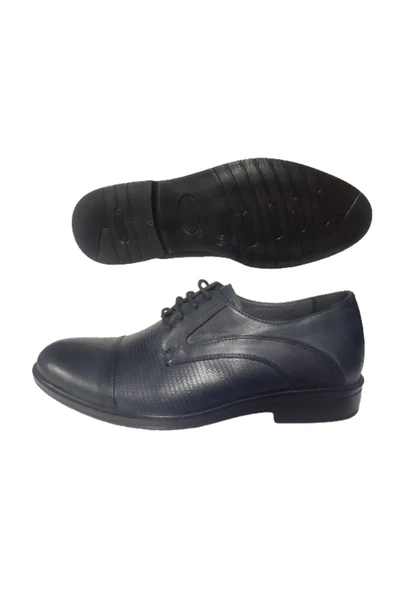 Dikyol Erkek Lacivert Bağcıklı Deri Günlük Şık Ayakkabı DİKYOL2356 - 5