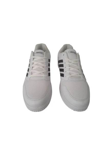 Bestof Beyaz Fileli Hafif Erkek Yürüyüş Günlük Ayakkabı - Resim 3