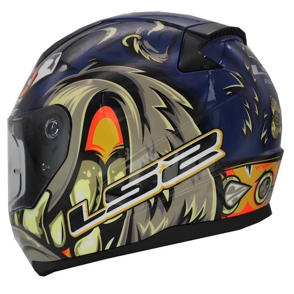 LS2 RAPID 2 SPOX MAVİ-GRİ KASK - 3