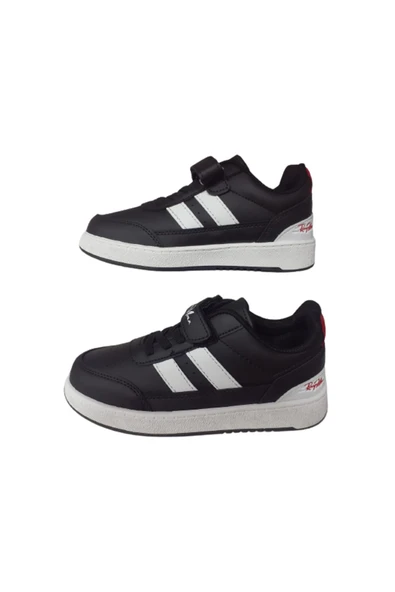 RAY-MAX Unısex Siyah-Beyaz Ortopedik Taban Spor Ayakkabı - Resim 2