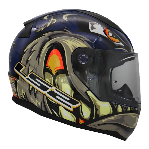 LS2 RAPID 2 SPOX MAVİ-GRİ KASK - 4