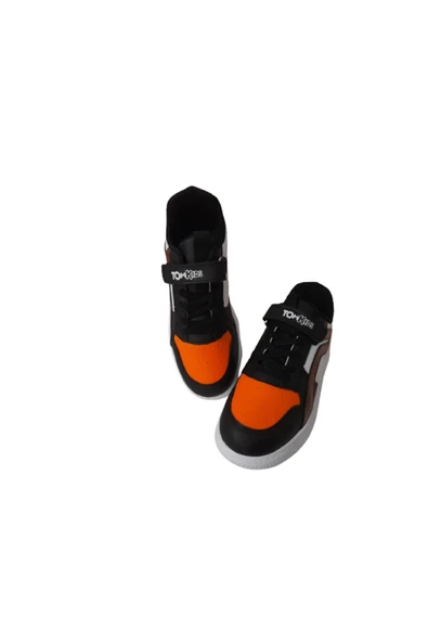 Tom Kids Unisex Turuncu Kırmızı Günlük Spor Ayakkabısı - 5