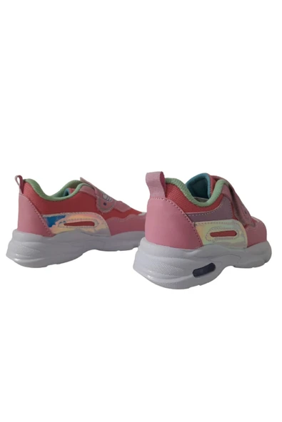 Kids Pembe Rahat Ortopedik Kız Çocuk Günlük Spor Ayakkabı - Resim 5