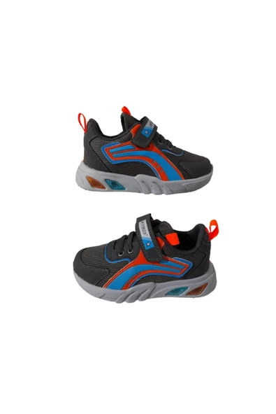 Füme Rahat Ortopedik Erkek Çocuk Günlük Sneaker Spor Ayakkabı