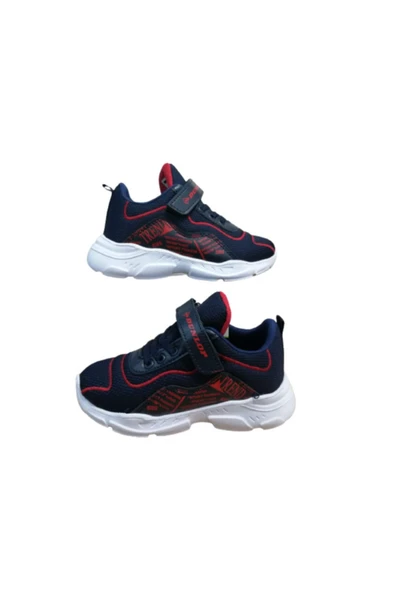 Du023-10 Erkek Çocuk Lacivert Ultra Hafif Ortapedik Spor Ayakkabı
