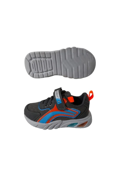 Füme Rahat Ortopedik Erkek Çocuk Günlük Sneaker Spor Ayakkabı - Resim 3