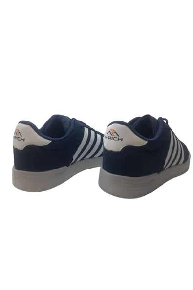 M-RICH Erkek Lacivert Ultra Hafif Oetopedik Taban Günlük Yürüyüş Ayakkabısı - 3