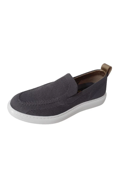 Polo Füme-Sarı Erkek Fileli Modern Tasarım Yazlık Ayakkabı - 2