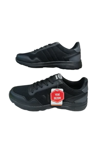 Mg76-020 Unisex Siyah Füme Günlük Yürüyüş Spor Ayakkabı - 5
