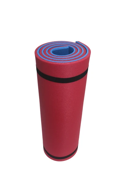 180x60cm 15mm Extra Rahat Pembe-Mavi Yoga Matı - 2
