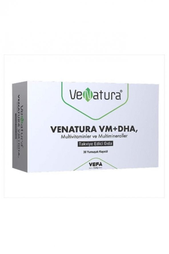 Venatura VM+DHA Multivitamin Multimineral 30 Kapsül