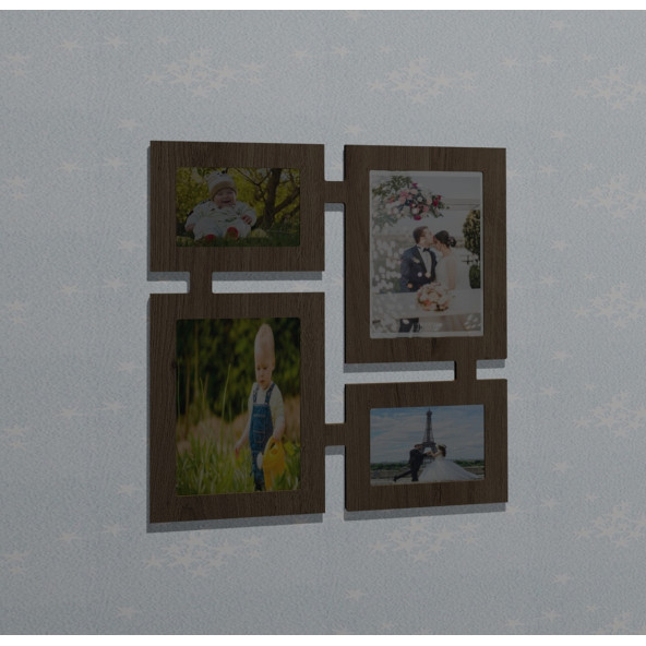 Ahşap Soy Ağacı Fotoğraf,Resim Çerçevesi Çerçeve-04326mse